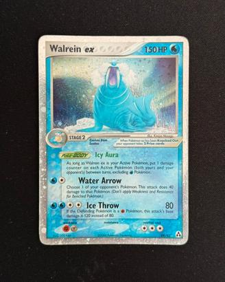 Pokemon card Walrein EX 89/92