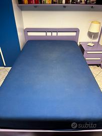 COLOMBINI: Letto 1 piazza 1/2 + comodino