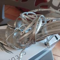 Sandalo donna argento 