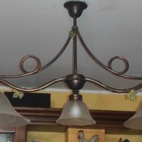 lampadario tre fuochi