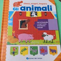 Libro X bambini. Gli animali. Gioca scopri impara