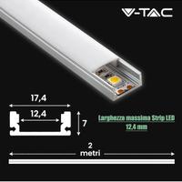 V-TAC Profili per Strisce Led da 2 METRI