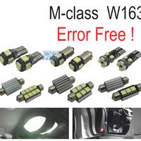 KIT 16 LAMPADE LED INTERNE PER MERCEDES CLASSE M W