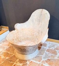 vasca fioriera in metallo fine 800