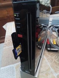 console Nintendo Wii con accessori.