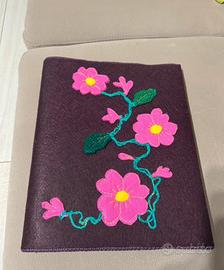 Raccoglitore A4 4 anelli decorazioni in feltro