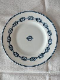 Hermès Chaine d'Ancre Piatto Hermes Catena Blu