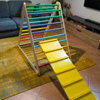 Triangolo da Arrampicata in Legno per bambini