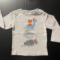 Maglia Natale bimbo tema dinosauri