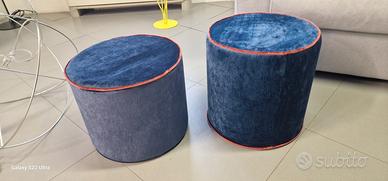 POUF ROTONDI COPPIA
