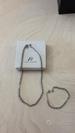 Collana + bracciale Luca Barra