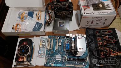 componenti pc con CPU Amd Phenom II 955 + monitor