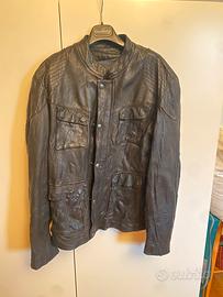 Giacca in pelle moto dmd solo rider cafe’ racer