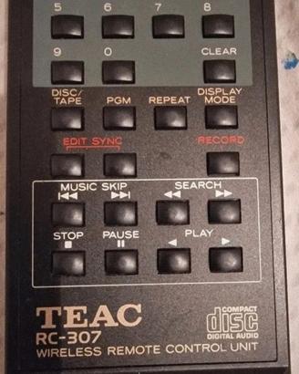 telecomando teac rc 307