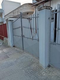 Cancello esterno zincato