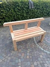 Panchina in legno di larice