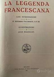 Libro illustrato 1927 - la leggenda francescana -