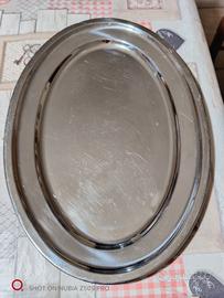 vassoio acciaio inox ovale