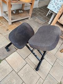 sedia ergonomica con appoggio