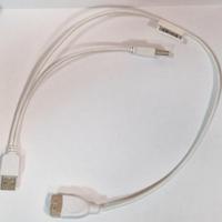 Prolunga USB a tre teste