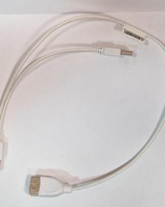 Prolunga USB a tre teste