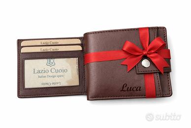 Portafoglio personalizzato in vera pelle -3 colore