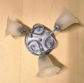 Lampadario + applique + set bagno completo