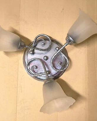 Lampadario + applique + set bagno completo