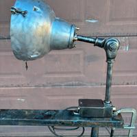 Lampione, grande lampada vintage stile industriale