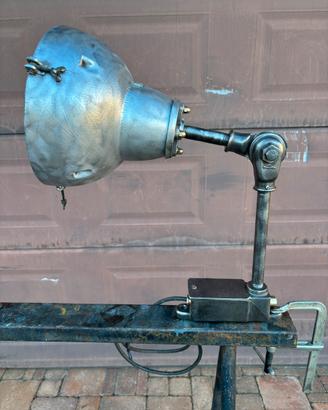 Lampione, grande lampada vintage stile industriale