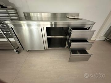 Tavolo acciaio inox