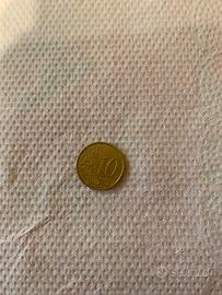 Mineta del Belgio 10 centesimi 1999