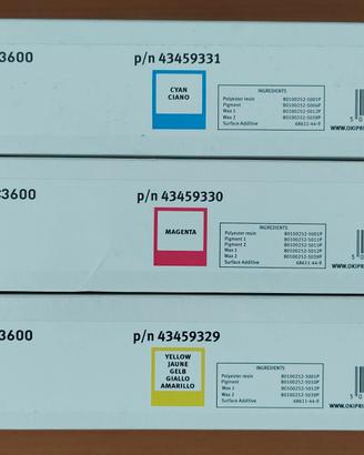 Cartucce toner colore originali OKI
