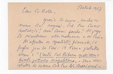 Valerio Mariani - Lotto di 2 Cartoline Autografe