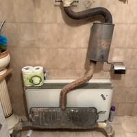Scarico e downpipe originale golf 6 gti