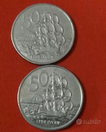 Monete Da 50 Centesimi Nuova Zelanda/Regina/Collez