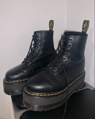 Dr Martens Stivali platform di pelle 1460 Pascal M