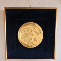 QUADRO COMMEMORATIVO BATTAGLIA AMBA ALAGI VINTAGE