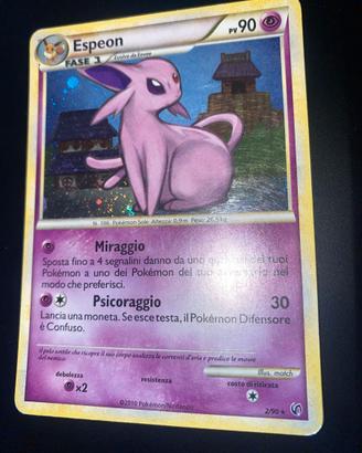 Espeon Holo + Full Big Swirl (UD 2/90) Senza Paura