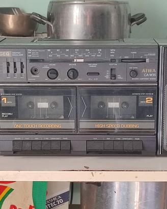 Boombox AIWA ca-w35 radio audiocassette