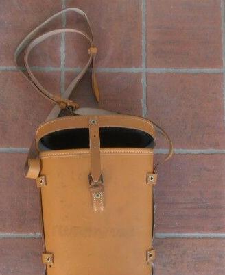 FRENCH ARMY - BINO LEATHER CASE W/ STRAPS