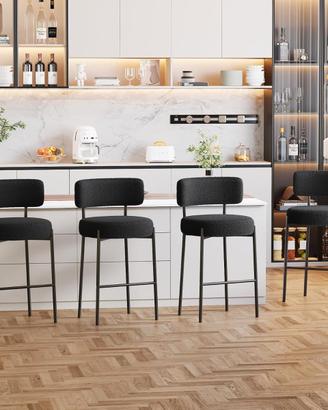 4 Sgabelli da Bar Nuovi - Imballati