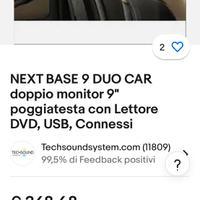 NEXT BASE DUO CAR _KIT 2 DVD PER AUTOMOBILE