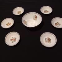 Servizio di porcellana fine vintage da sette pezzi