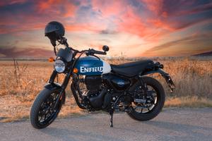 Royal Enfield Hntr 350 Rebel Blue