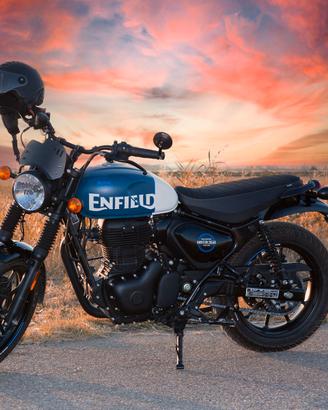 Royal Enfield Hntr 350 Rebel Blue