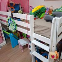 Lettino con scala condizioni pari a nuovo