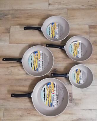 SET 5 PADELLE "SALUTELLA" NUOVE