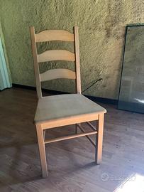 Sedie nuove in legno – mai utilizzate e imballate