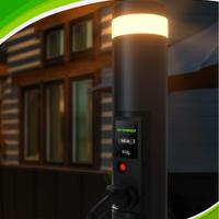 Colonna Smartcharge 22 kW Tipo 2 + Luce Led con cr